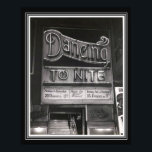 ヴィンテージB&Wダンスホールポスター16 x 20 ポスター<br><div class="desc">ヴィンテージ白黒ダンスホール写真。ポスター対策16 x 20</div>