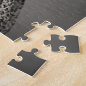 ヴィンテージB&Wファッションフォトパズルクラシックスタイル ジグソーパズル (側面)