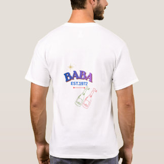 ヴィンテージBaba Est. 1972 父の日Tシャツ Tシャツ