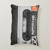 ヴィンテージBASFカセット:コレクターズアイテム アクセントクッション (裏面(縦))