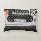 ヴィンテージBASFカセット:コレクターズアイテム アクセントクッション (裏面)