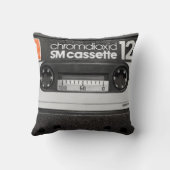 ヴィンテージBASFカセット：コレクターズアイテム クッション (裏面)