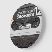 ヴィンテージBASFカセット：コレクターズアイテム ラージ壁時計 (傾斜)