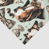 ヴィンテージBassetハウンドシームレス 薄葉紙 (詳細)