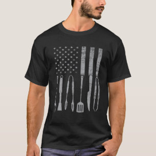 ヴィンテージBBQスモーカーグリリングバーベキューピットマスターアメ Tシャツ