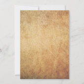 ヴィンテージBBQ結婚のリハーサルディナー 招待状 (裏面)