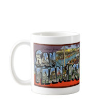 ヴィンテージBIG LETTERはがきサンフランシスコ， CA