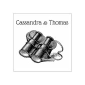 ヴィンテージBinonularsスケッチ名 ラバースタンプ (インプリント)