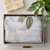 ヴィンテージBird Music Notesの切り離し 薄葉紙 (ギフト)