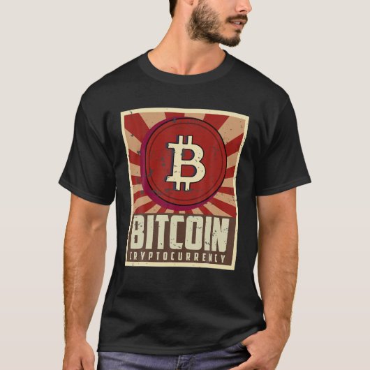 ヴィンテージBitcoin暗号通貨コインBTCのHodlグラフ Tシャツ (正面)