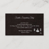 ヴィンテージBlackboardシームレス名刺 名刺 (裏面)