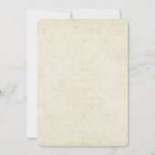 ヴィンテージBlossomメールボックスブライダルシャワーByメール 招待状 (裏面)