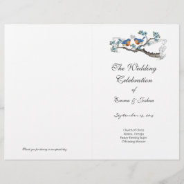 ヴィンテージBluebirdプログラムカバー