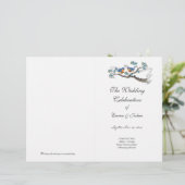 ヴィンテージBluebirdプログラムカバー (スタンド正面)