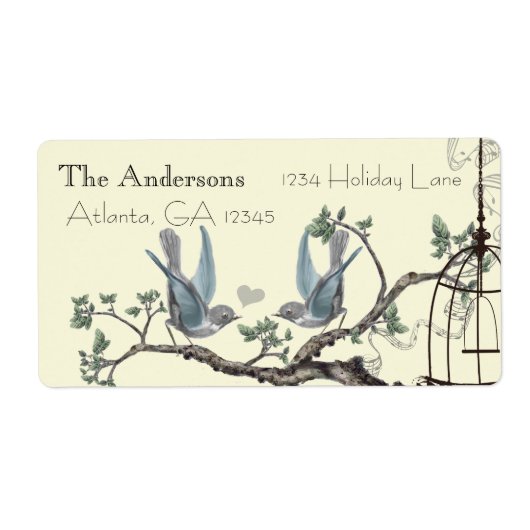 ヴィンテージBluebirdラベル ラベル (正面)