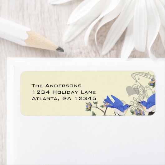 ヴィンテージBluebirdラベ感じル#2 ラベル (インサイチュ)