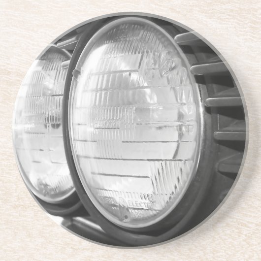 ヴィンテージBMWのヘッドライトのコースター コースター (正面)