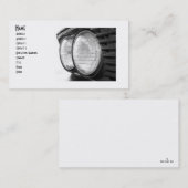 ヴィンテージBMWのヘッドライトの名刺 名刺 (正面/裏面)