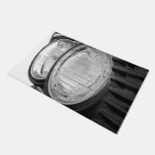 ヴィンテージBMWのヘッドライト ドアマット (アングル)