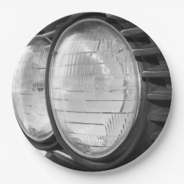 ヴィンテージBMWのヘッドライト ペーパープレート