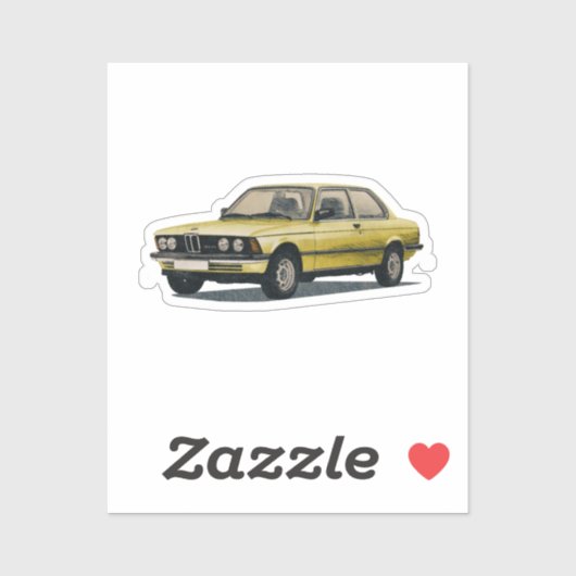 ヴィンテージBMWカー シール (シート)