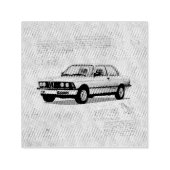 ヴィンテージBMWカー セルフインキングスタンプ (デザイン)