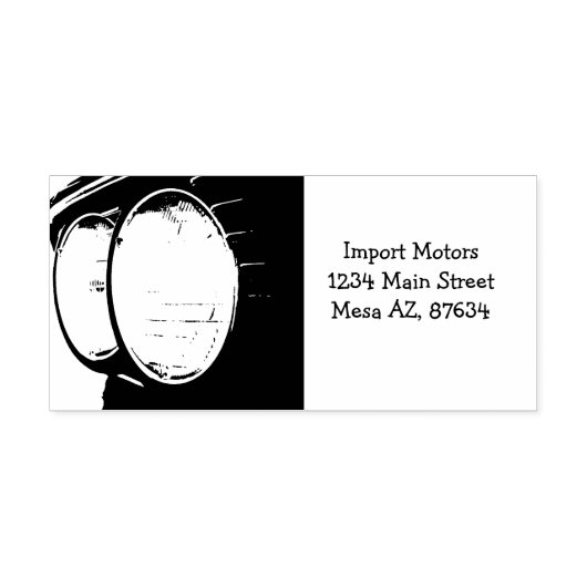 ヴィンテージBMW セルフインキングスタンプ (デザイン)