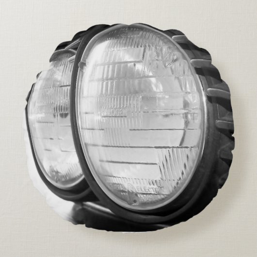 ヴィンテージBMW ラウンドクッション (正面)