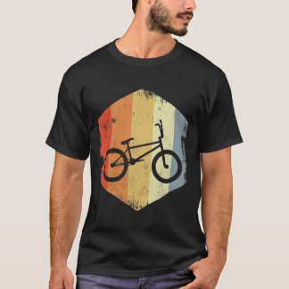 ヴィンテージBMXバイクスケッチBMXマニアスバイクモ Tシャツ