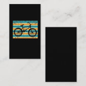ヴィンテージBMXバイクレーサーサイクリングファン 名刺 (正面/裏面)