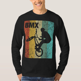 ヴィンテージBMXライダー – 自転車スタントレース Tシャツ