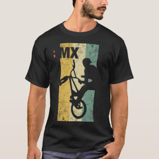 ヴィンテージBMXライダー – 自転車スタントレース Tシャツ
