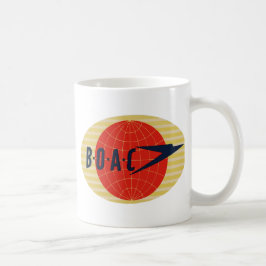 ヴィンテージBOAC航空会社のロゴ コーヒーマグカップ