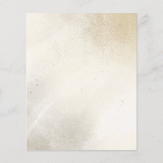 ヴィンテージbohoモバイル予算ベビーシャワー招待 (裏面)