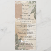 ヴィンテージboho chic greeneryメニュー&プログラム プログラム (正面)