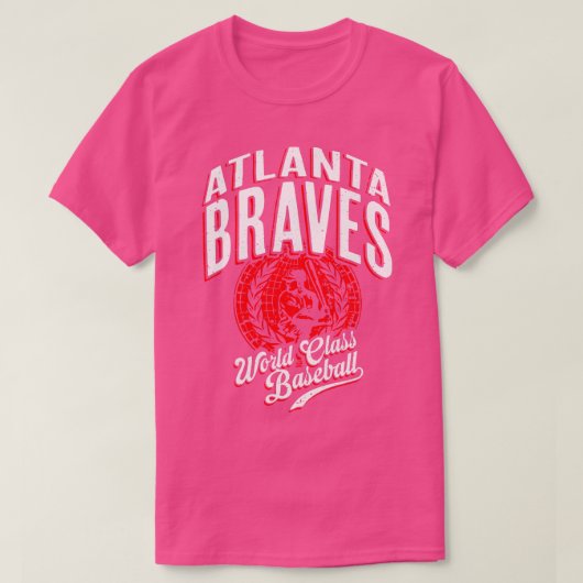 ヴィンテージBRAVESワールドクラス野球Tシャツ Tシャツ (デザイン正面)