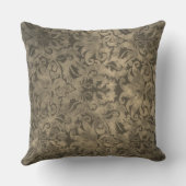 ヴィンテージBrocade装飾用クッション クッション (裏面)