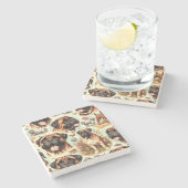 ヴィンテージBulmastiffシームレス ストーンコースター (横)