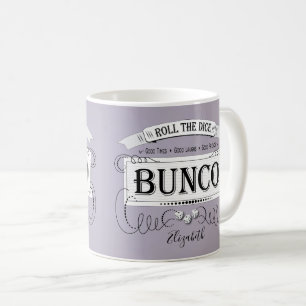 ヴィンテージBuncoプレーヤーモノグラム名 コーヒーマグカップ