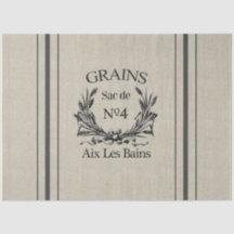 ヴィンテージBurlap Grain Sackティッシュペーパー20' x 30"