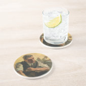 ヴィンテージBusiness Architectと建物の設計図 コースター (側面)