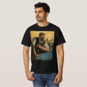 ヴィンテージBusiness Architectと建物の設計図 Tシャツ (正面フル)