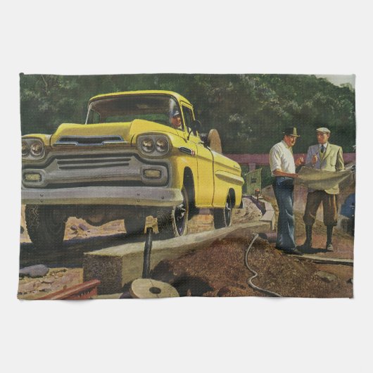 ヴィンテージBusiness Architect建築契約者 キッチンタオル (横)