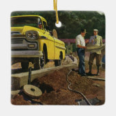 ヴィンテージBusiness Architect建築契約者 セラミックオーナメント (正面)