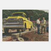 ヴィンテージBusiness Architect建築契約者 ラッピングペーパーシート (正面2)