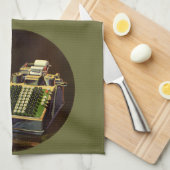 ヴィンテージBusiness Comptometer会計計算機 キッチンタオル (四つ折り)