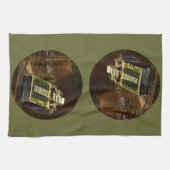 ヴィンテージBusiness Comptometer会計計算機 キッチンタオル (横)