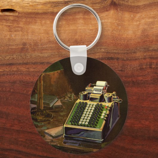 ヴィンテージBusiness Comptometer会計計算機 キーホルダー (裏面)