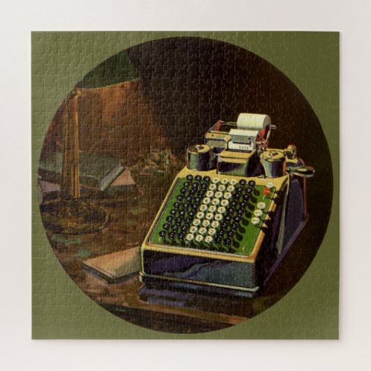 ヴィンテージBusiness Comptometer会計計算機 ジグソーパズル (縦)