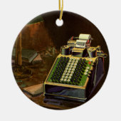 ヴィンテージBusiness Comptometer会計計算機 セラミックオーナメント (正面)